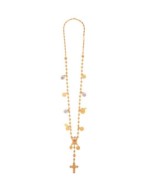 Matchesfashion.com Dolce & Gabbana - Charm Rosary Necklace - Womens - Gold