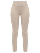 Matchesfashion.com Vaara - Millie High-rise Leggings - Womens - Light Brown