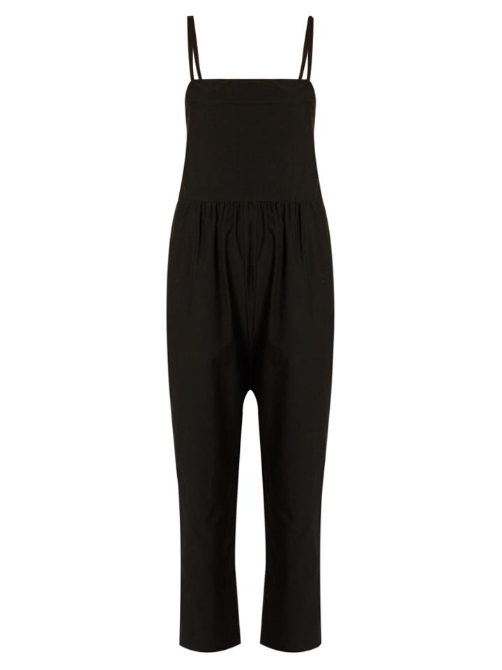 Masscob Sleeveless Cropped-leg Jumpsuit