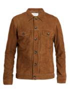 Officine Générale Liam Point-collar Suede Jacket