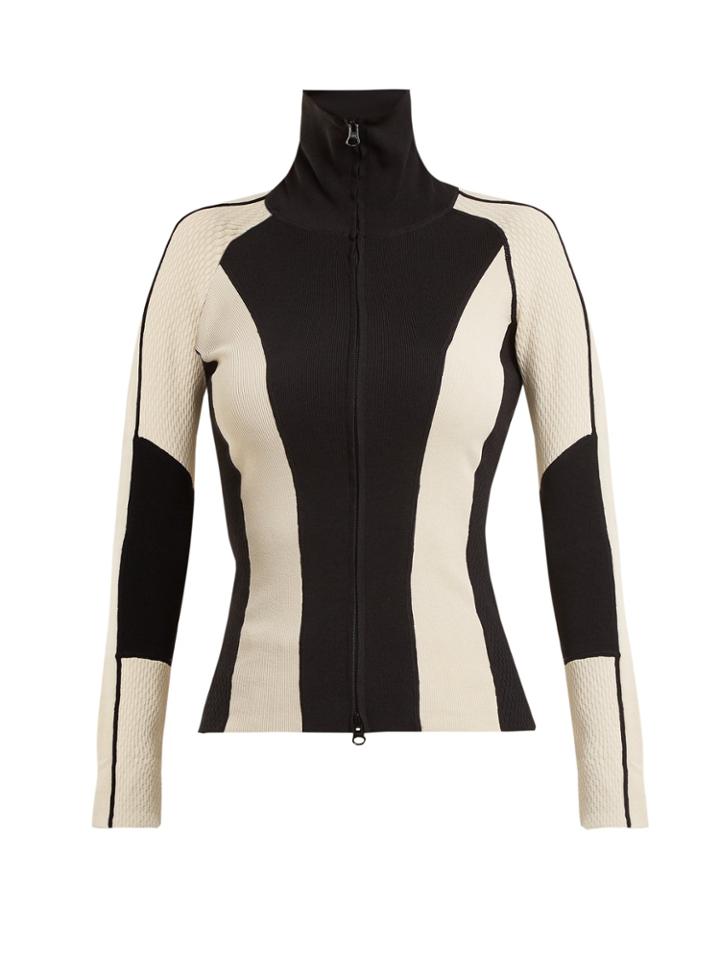 Isabel Marant Laddie Panelled Zip-through Track Top