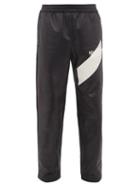 Matchesfashion.com Helmut Lang - Logo-embroidered Coated Jersey Track Pants - Mens - Black