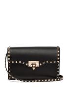 Matchesfashion.com Valentino - Rockstud Small Leather Cross Body Bag - Womens - Black