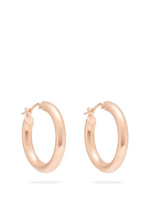 Matchesfashion.com Jil Sander - Hoop Earrings - Womens - Rose Gold