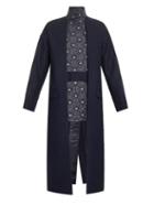 Toga Cut-out Detail Wool-blend Coat