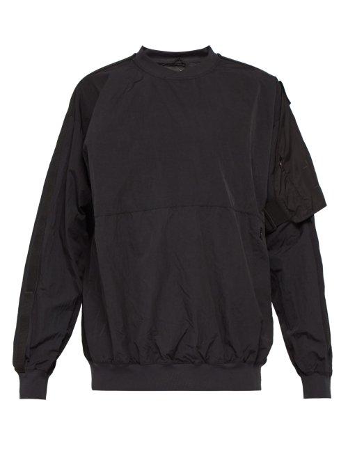 Matchesfashion.com Nemen - Dondi Technical Shell Sweatshirt - Mens - Black