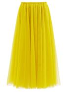 Raey - Tutu Tulle Midi Skirt - Womens - Yellow
