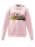 Matchesfashion.com Gucci - X Disney Donald Duck Cotton-jersey Sweatshirt - Womens - Light Pink