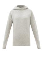 Raey - Responsible-cashmere Hooded Sweatshirt - Womens - Grey