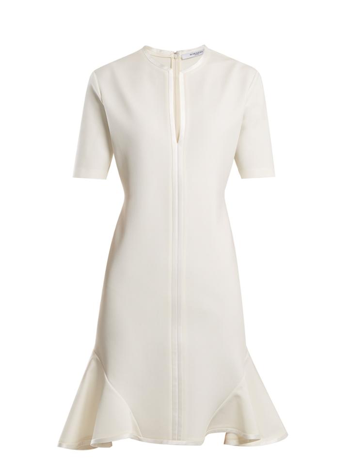 Givenchy Round-neck Silk-trimmed Dress