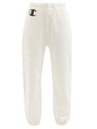 Nili Lotan X Champion - Logo-print Cotton-jersey Track Pants - Womens - White
