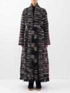 Gabriela Hearst - Larkin Belted Cashmere Cardigan - Womens - Black Grey