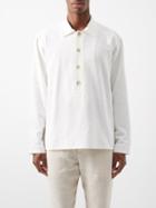 Commas - Half-button Linen-ramie Blend Shirt - Mens - White