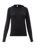 Matchesfashion.com Khaite - Stefka Cashmere Hooded Sweater - Womens - Black