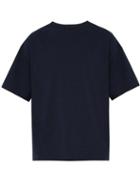 Matchesfashion.com Raey - Crew Neck Cotton Jersey T Shirt - Mens - Navy