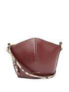 Matchesfashion.com Alexander Mcqueen - The Bucket Mini Leather Cross Body Bag - Womens - Burgundy Multi