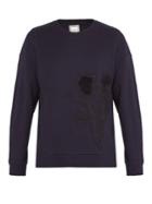 Wooyoungmi Tulip-embroidered Cotton Sweatshirt