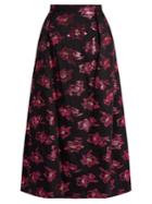The Vampire's Wife Bell Floral Fil-coup Midi Skirt