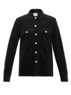 Ladies Rtw Jil Sander - Flap-pocket Cotton-corduroy Shirt - Womens - Black