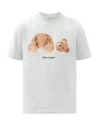Matchesfashion.com Palm Angels - Teddy Bear-logo Cotton-jersey T-shirt - Mens - Brown White