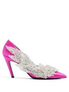 Matchesfashion.com Balenciaga - Talon Slash Pumps - Womens - Pink Silver