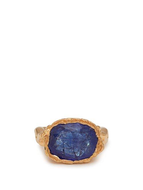 Matchesfashion.com Jade Jagger - Maiden 18kt Gold And Tanzanite Ring - Womens - Blue