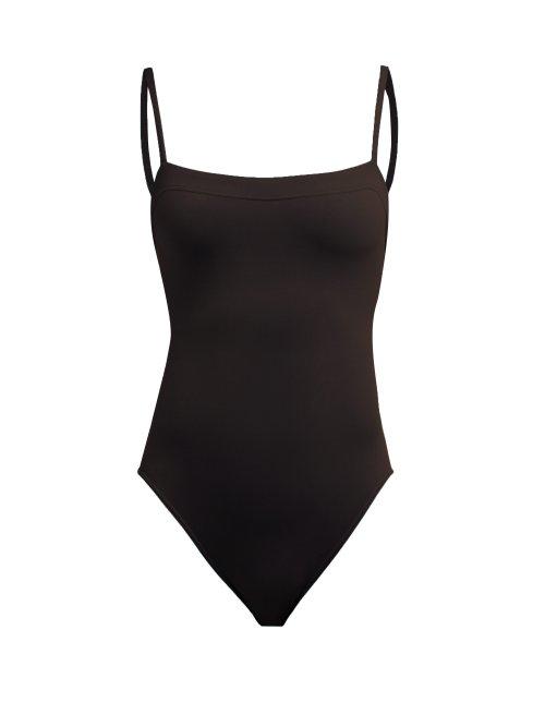 Matchesfashion.com Eres - Les Essentiels Aquarelle Swimsuit - Womens - Black