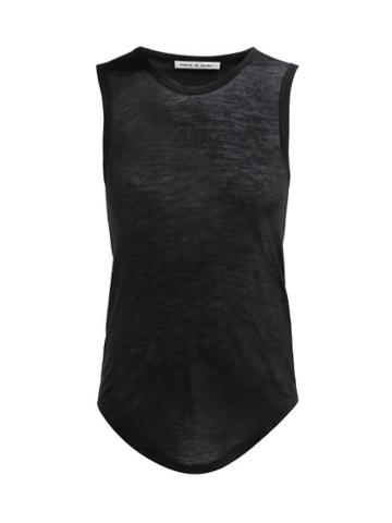 Matchesfashion.com Frances De Lourdes - Max Cashmere Blend Tank Top - Womens - Black