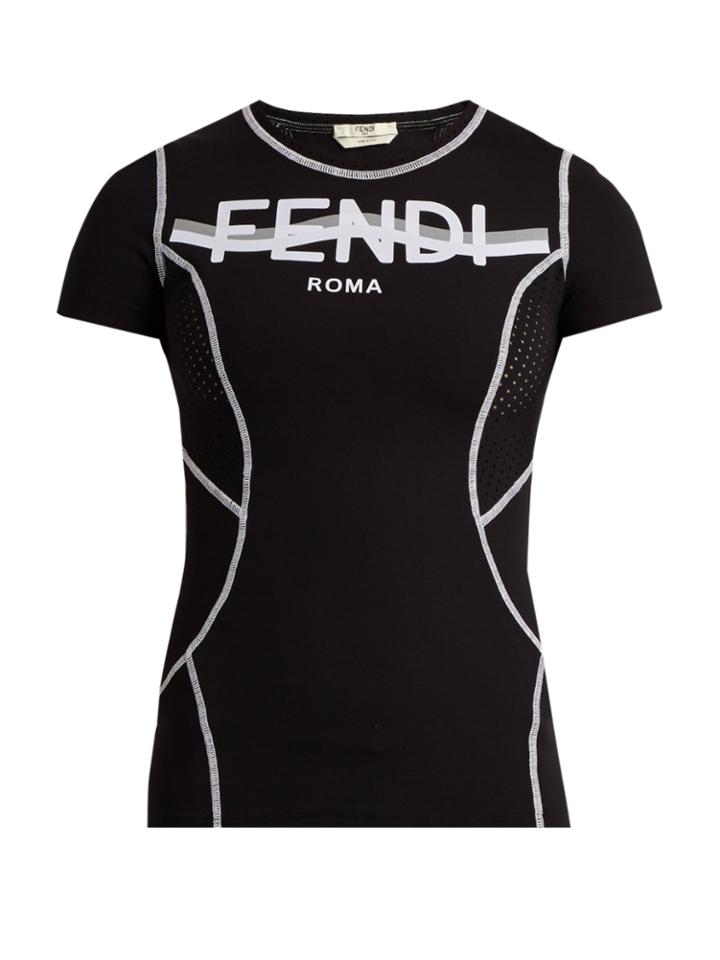 Fendi Logo-print Short-sleeved Performance T-shirt
