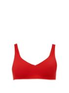 Matchesfashion.com Odyssee - Azur Piped-edge Bikini Top - Womens - Red Multi