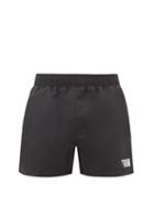Matchesfashion.com Vetements - Logo-print Swim Shorts - Mens - Black