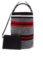 Matchesfashion.com Colville - Striped Woven Bucket Bag - Womens - Red Multi