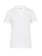 Matchesfashion.com Orlebar Brown - Terry Textured Cotton Blend Polo Shirt - Mens - White