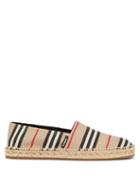 Matchesfashion.com Burberry - Alport Icon-stripe Espadrilles - Mens - Beige