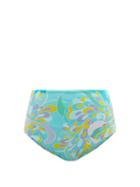 Matchesfashion.com Emilio Pucci - Abstract-print High-rise Bikini Briefs - Womens - Blue Print