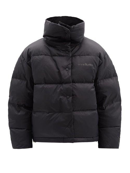 Acne Studios - High-neck Nylon Down Coat - Womens - Black