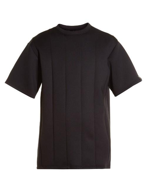 Y-3 Spacer Panelled Crew-neck T-shirt