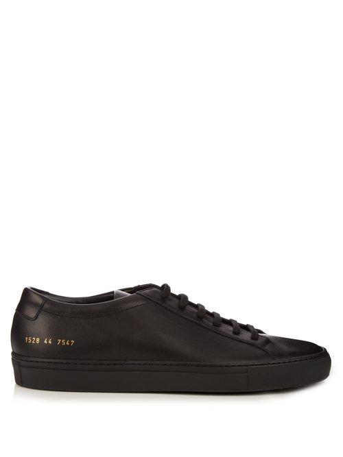 Matchesfashion.com Common Projects - Original Achilles Low Top Leather Trainers - Mens - Black