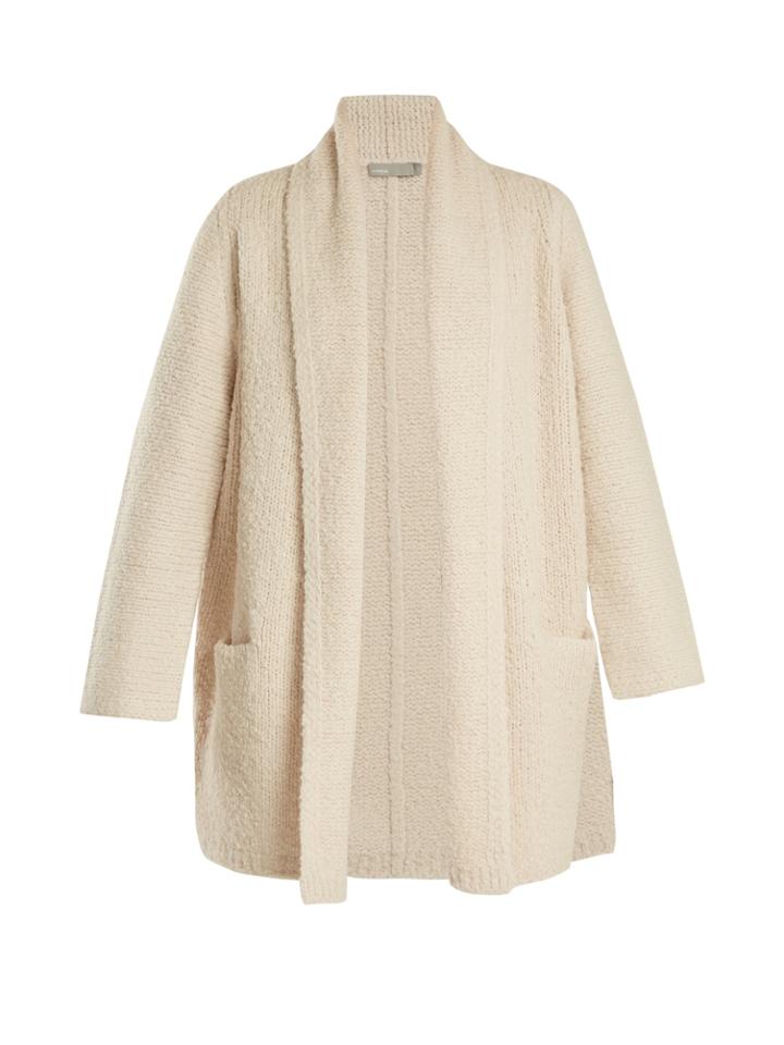 Vince Open-front Wool Cardigan