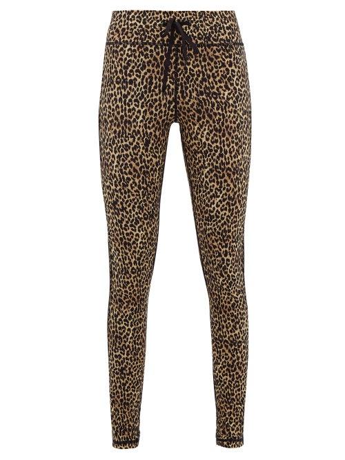 Matchesfashion.com The Upside - Leo Leopard Print Stretch Jersey Leggings - Womens - Leopard