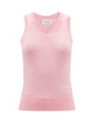 Alexander Mcqueen - Cashmere Tank Top - Womens - Light Pink