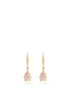 Matchesfashion.com Jade Trau - Envoy Diamond & 18kt Rose Gold Huggie Earrings - Womens - Rose Gold