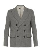 Matchesfashion.com Isabel Marant - Maxime Double Breasted Striped Wool Blend Blazer - Mens - Light Grey