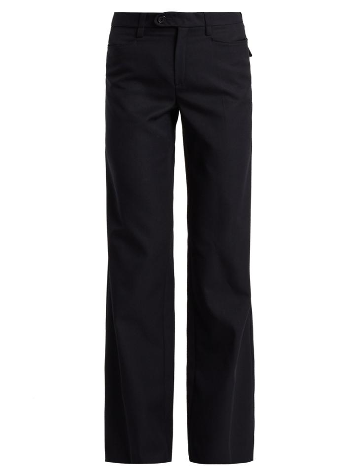 Chloé Serge High-rise Wool-blend Trousers