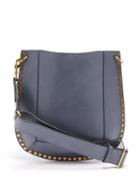 Matchesfashion.com Isabel Marant - Oskan Studded Leather Shoulder Bag - Womens - Grey