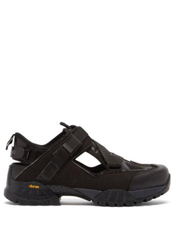 Matchesfashion.com Yume Yume - Cutout Faux-leather Hiking Shoes - Womens - Black