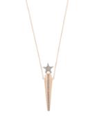 Matchesfashion.com Diane Kordas - Diamond & 18kt Rose Gold Amulet Necklace - Womens - Rose Gold