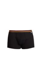 Matchesfashion.com Paul Smith - Artist Stripe Cotton Boxer Shorts - Mens - Black