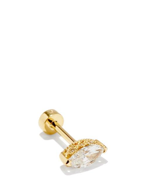 Matchesfashion.com Maria Tash - Diamond & 18kt Gold Single Earring - Womens - Yellow Gold