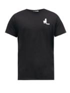 Matchesfashion.com Isabel Marant - Zafferh Logo-print Cotton-jersey T-shirt - Mens - Black